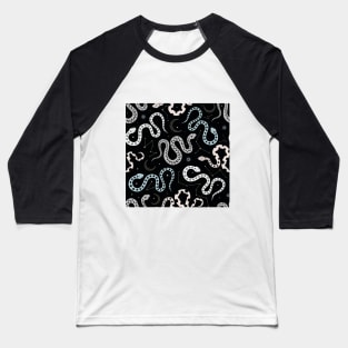 Wriggling snakes pattern Baseball T-Shirt